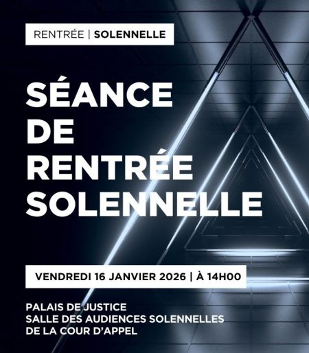 Séance de rentrée solennelle